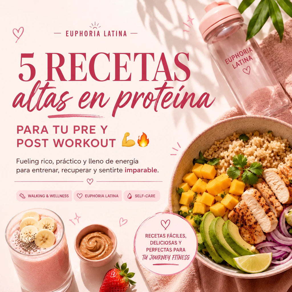 5 Recetas Altas en Proteína para tu Pre y Post Workout